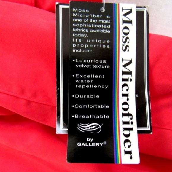 New with Tags Trench Coat 3X Gallery Woman Pink w/ Extra Button Moss Microfibers - Picture 8 of 10